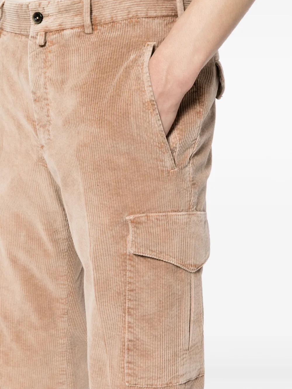 PT Torino Ribfluwelen broek Bruin