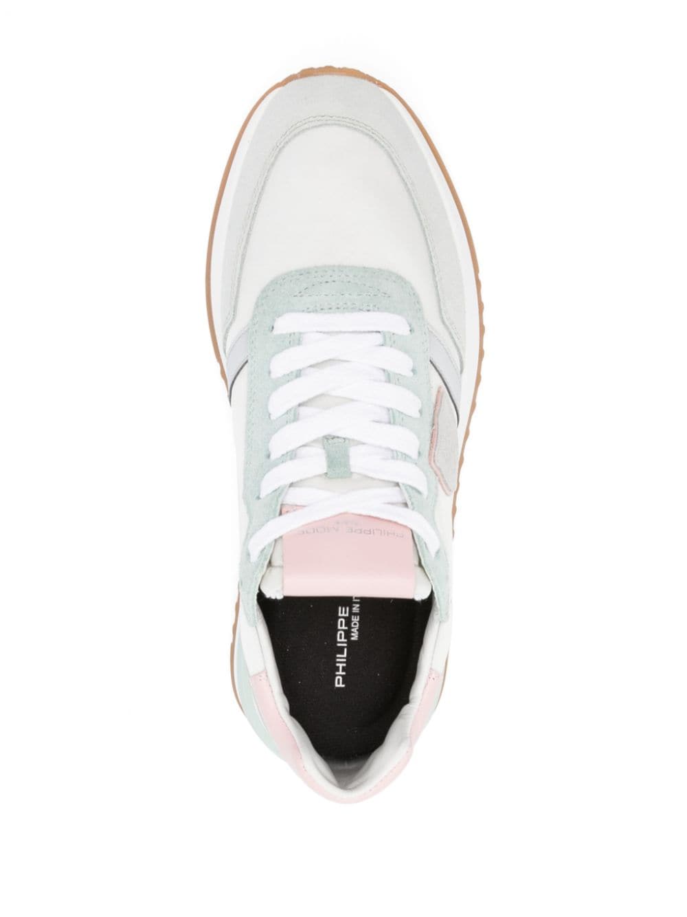 Shop Philippe Model Paris Tropez 2.1 Lace-up Sneakers In Green
