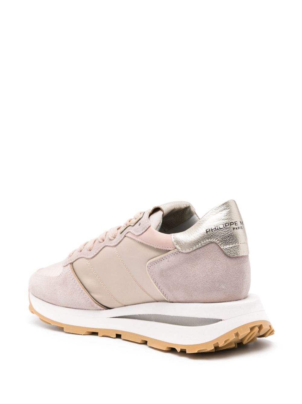 Shop Philippe Model Paris Tropez Haute Lace-up Sneakers In Pink