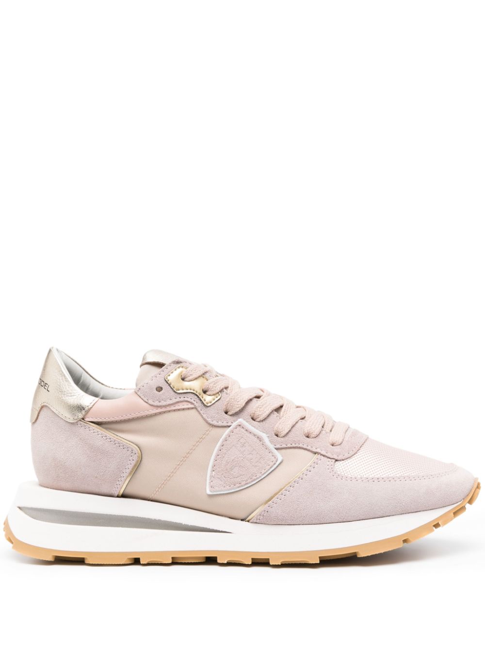 Philippe Model Paris Tropez Haute Lace-up Sneakers In Pink