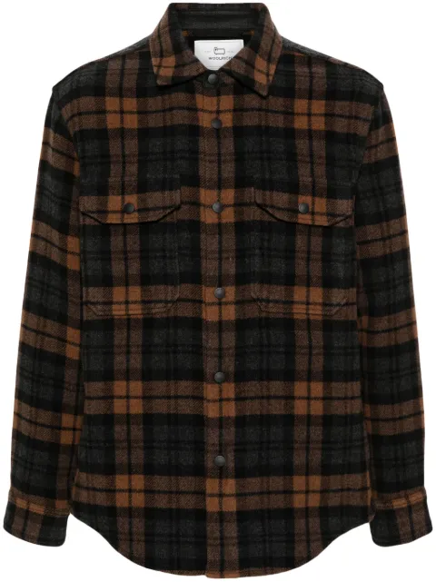 Woolrich 플레이드 체크 셔츠 재킷