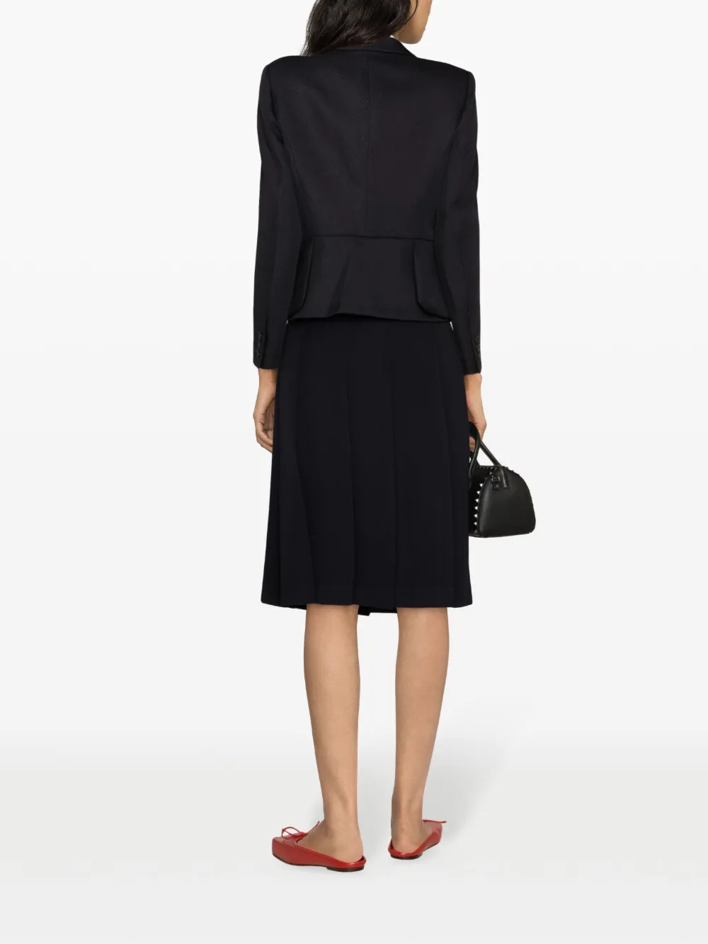 COMME DES GARÇONS SINGLE-BREASTED TEXTURED BLAZER
