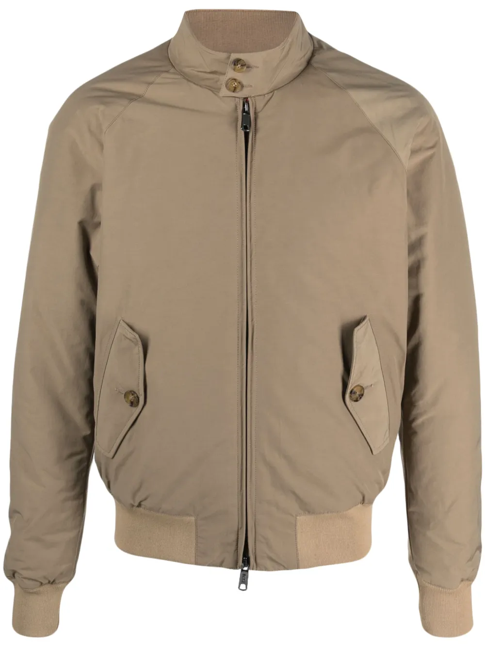 Baracuta Lightweight Zip Bomber Jacket In 绿色