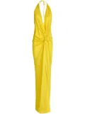 Silvia Tcherassi Torgiano knot-detail gown - Yellow