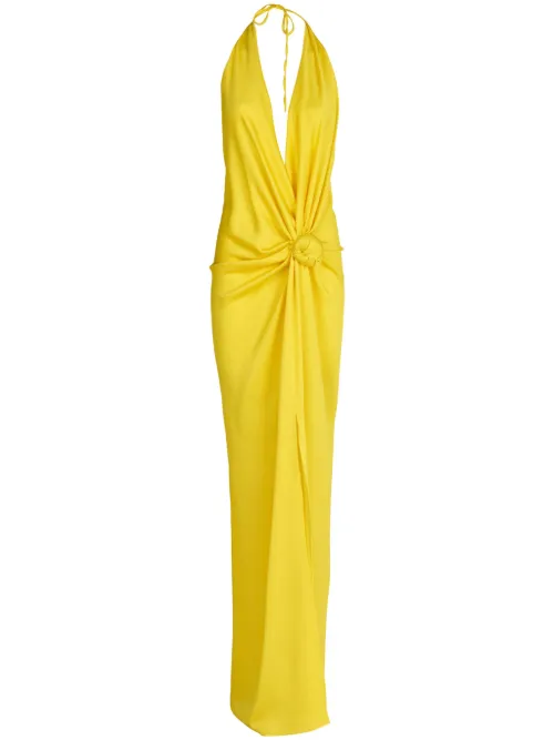 Robe longue Torgiano à détail noué - Silvia Tcherassi - Modalova