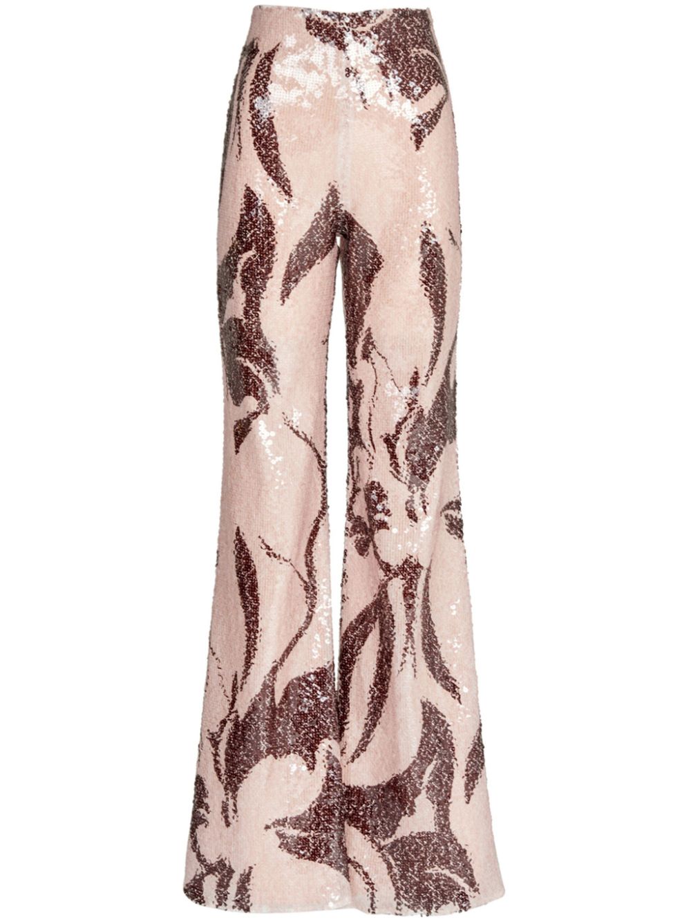 Silvia Tcherassi Flared broek Bruin