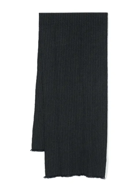 Fedeli herringbone-pattern cashmere scarf