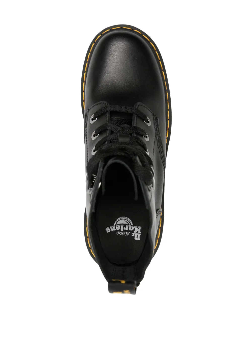 Dr. Martens Jesy 86mm lace-up leather boots - Zwart