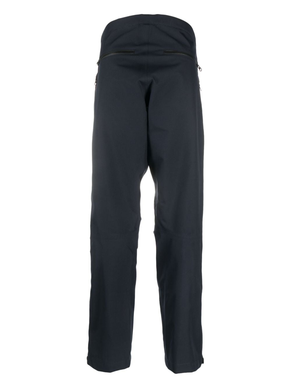Shop Gr10k Titanus Arc Belted Loose-fit Trousers In Blue