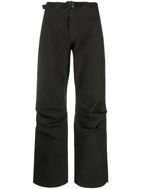GR10K Bembecula Arc belted Gore Tex trousers men Polyester Polytetrafluoroethylene PTFE 44 Green