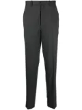 Theory gabardine-weave tapered-leg trousers - Grey