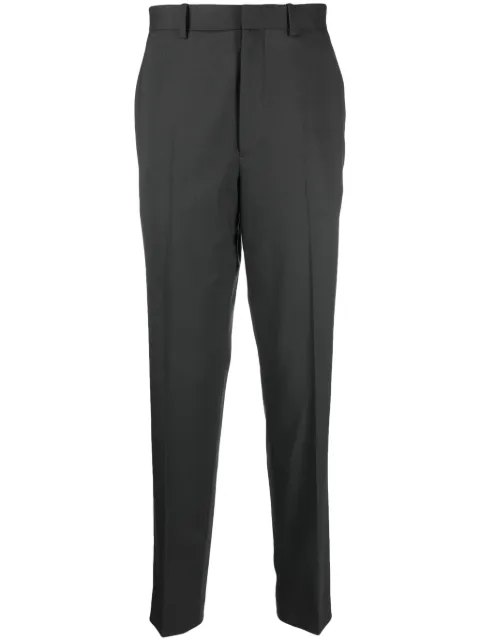 Theory gabardine-weave tapered-leg trousers