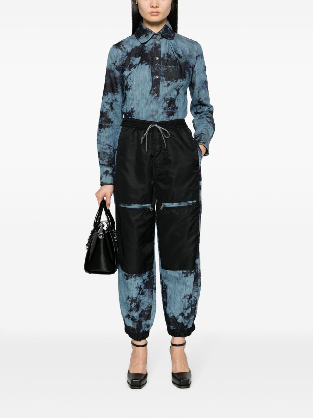 Vivienne Westwood Broek met trekkoord - Blauw