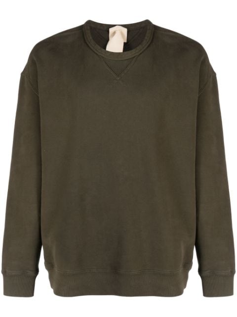 Ten C patch-detail cotton sweatshirt