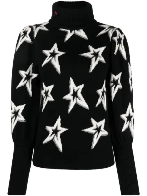 Black jumper 2024 with white stars