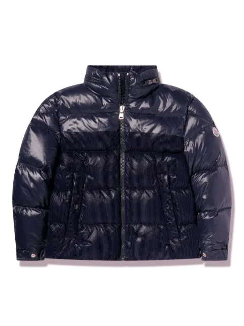 Moncler Enfant logo-appliqué puffer jacket