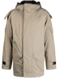 Yves Salomon reversible hooded parka - Brown