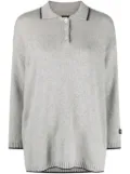 HommeGirls logo-embroidered cashmere jumper - Grey