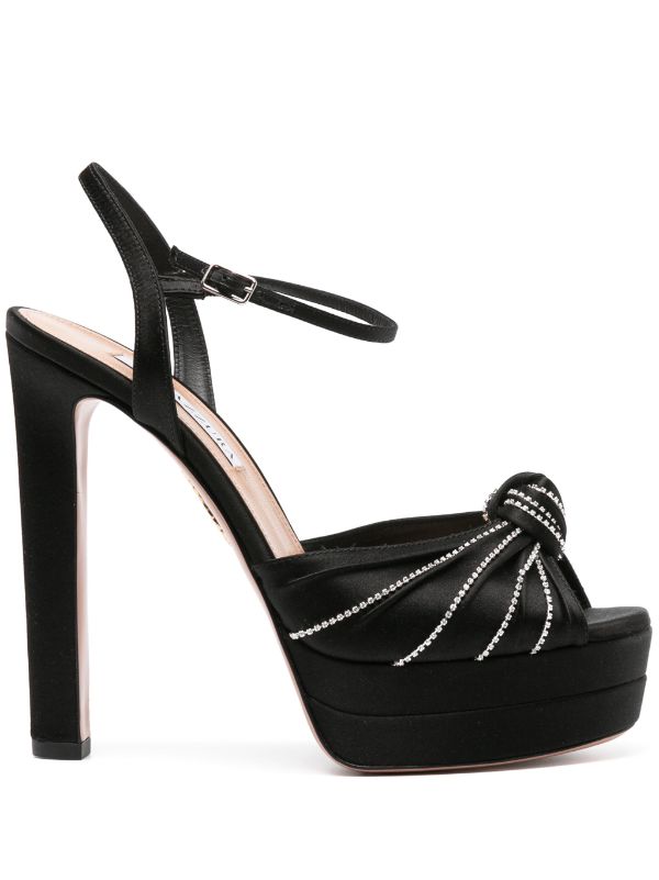 Aquazzura Atelier 140mm crystal-embellished Sandals - Farfetch