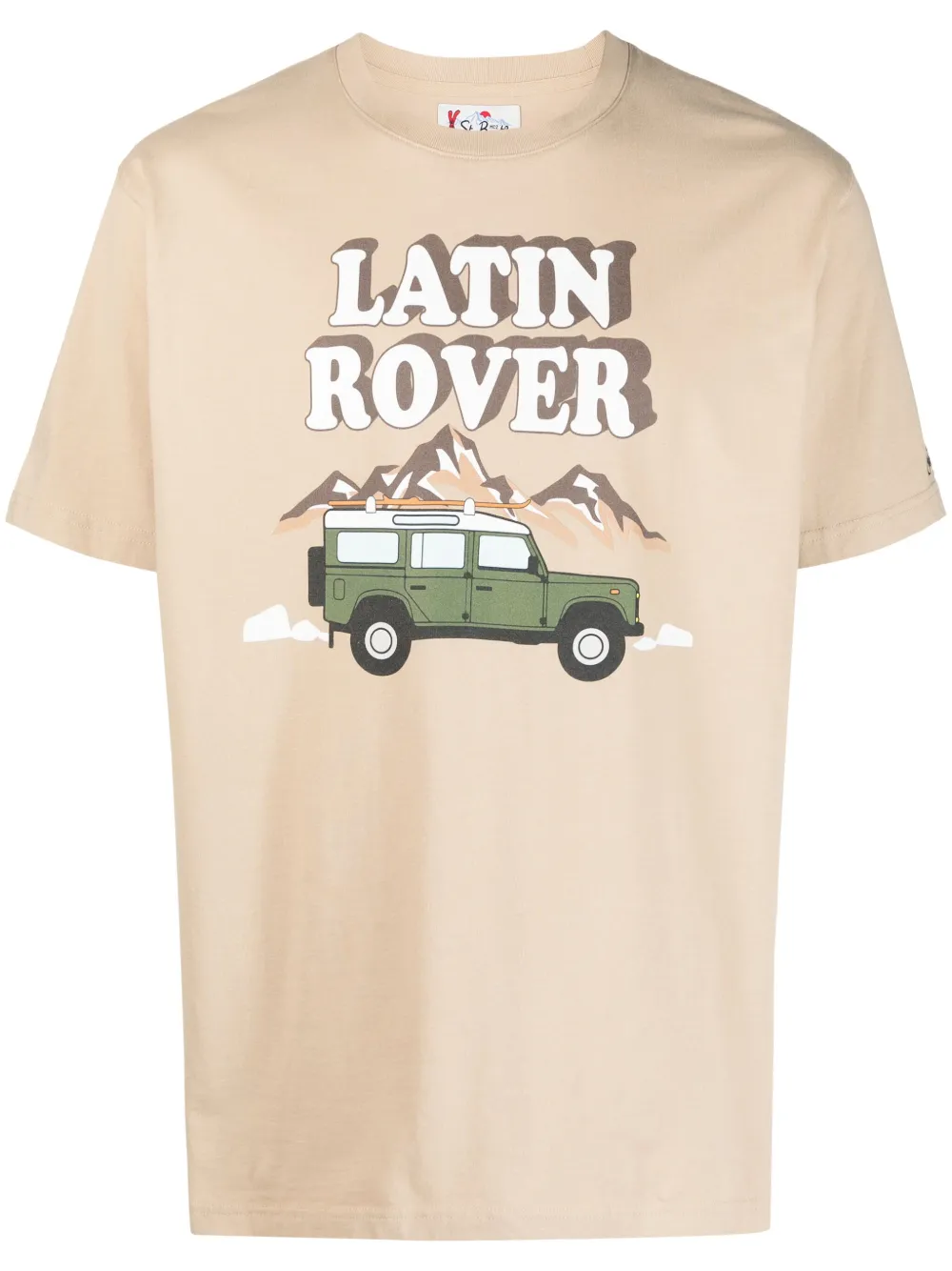 MC2 Saint Barth T-shirt met print Beige