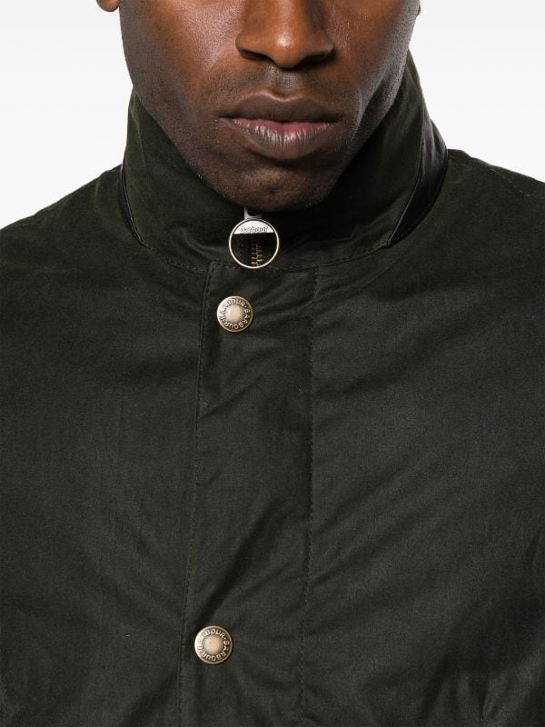 Barbour wax-coated Cotton Parka Coat - Farfetch