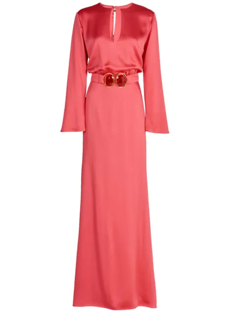 Silvia Tcherassi Ravenna Maxikleid mit Gürtel