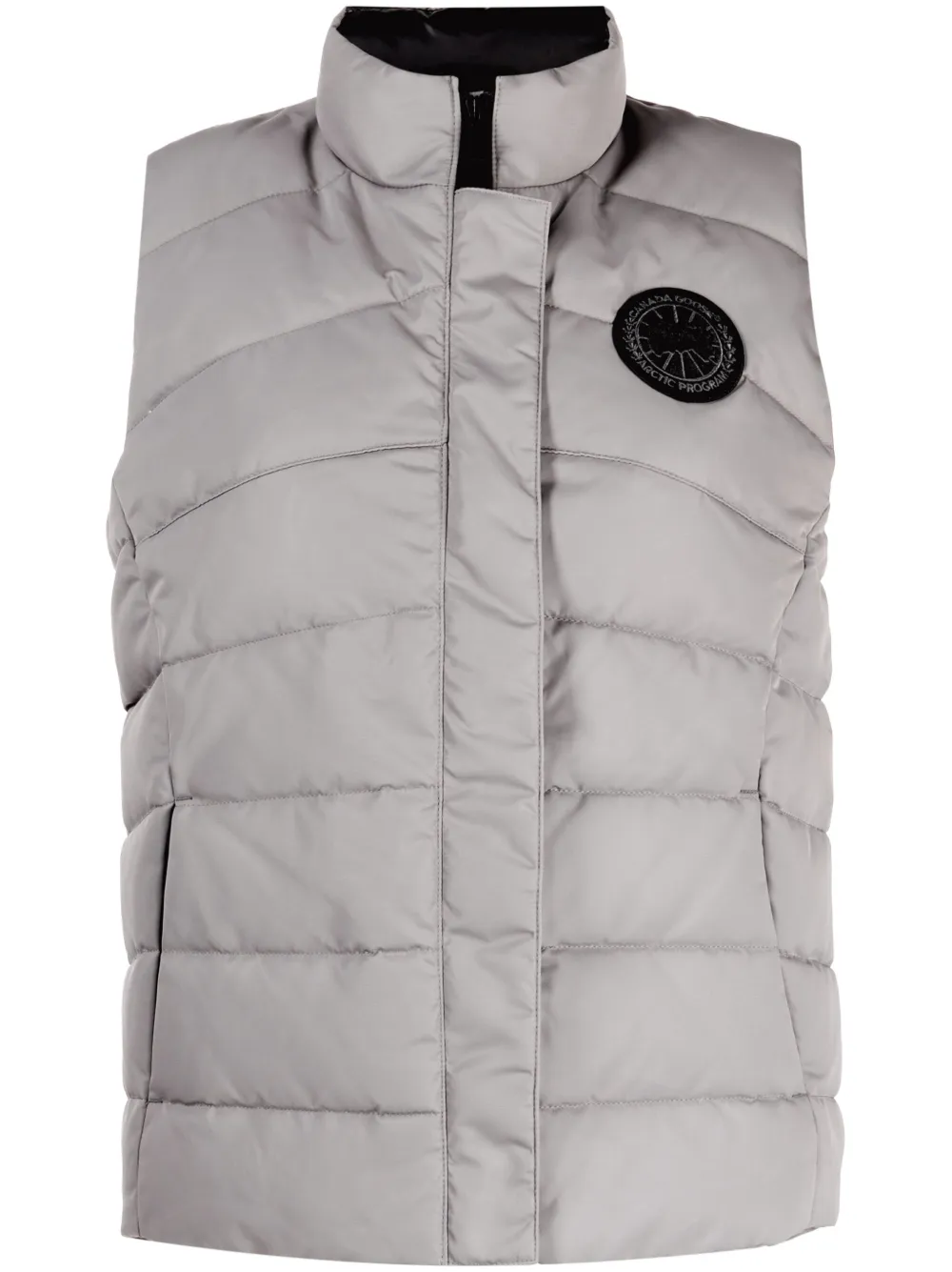 Canada Goose Freestyle Logo-appliqué Padded Gilet In Grey