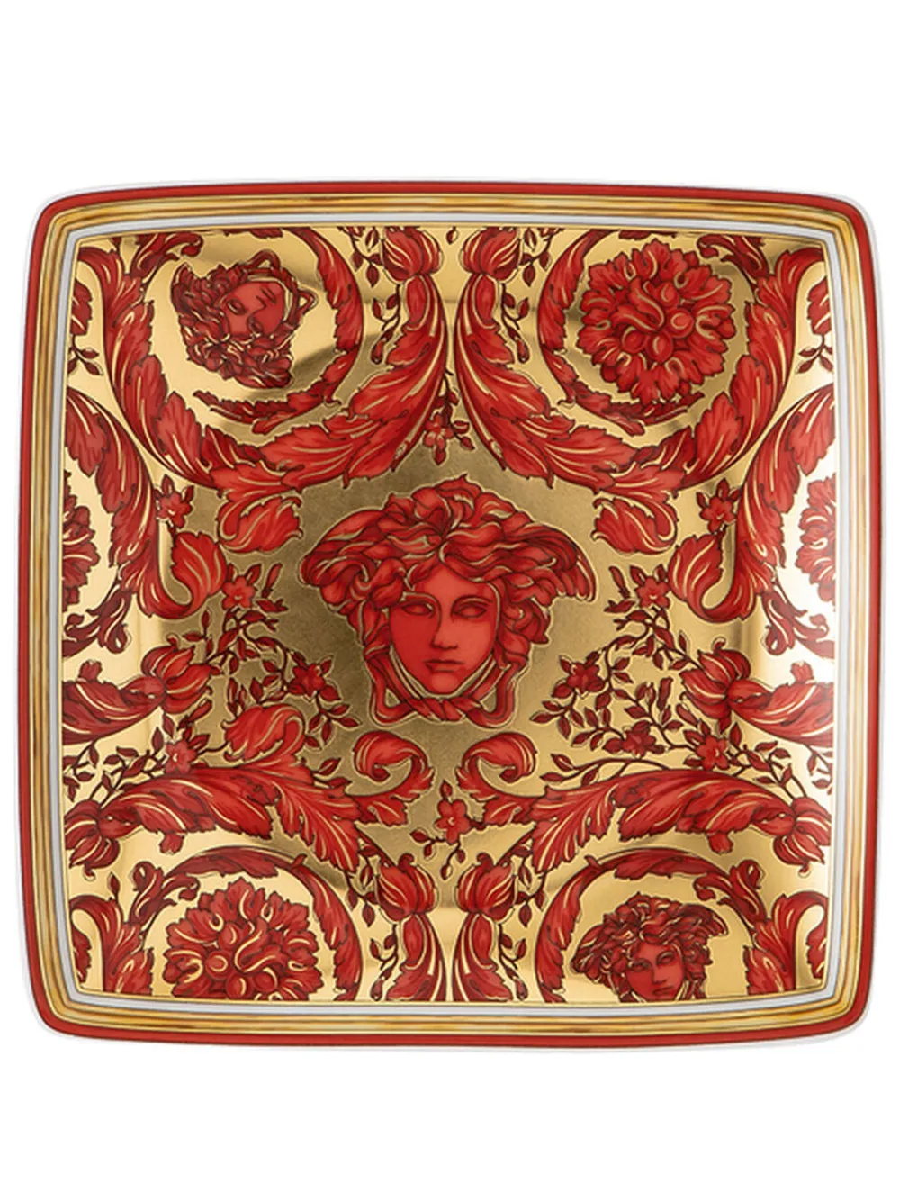 Versace Medusa Garland graphic-print tray | Gold | Image 1