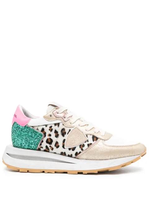 Philippe Model Paris Tropez Haute leopard-print sneakers