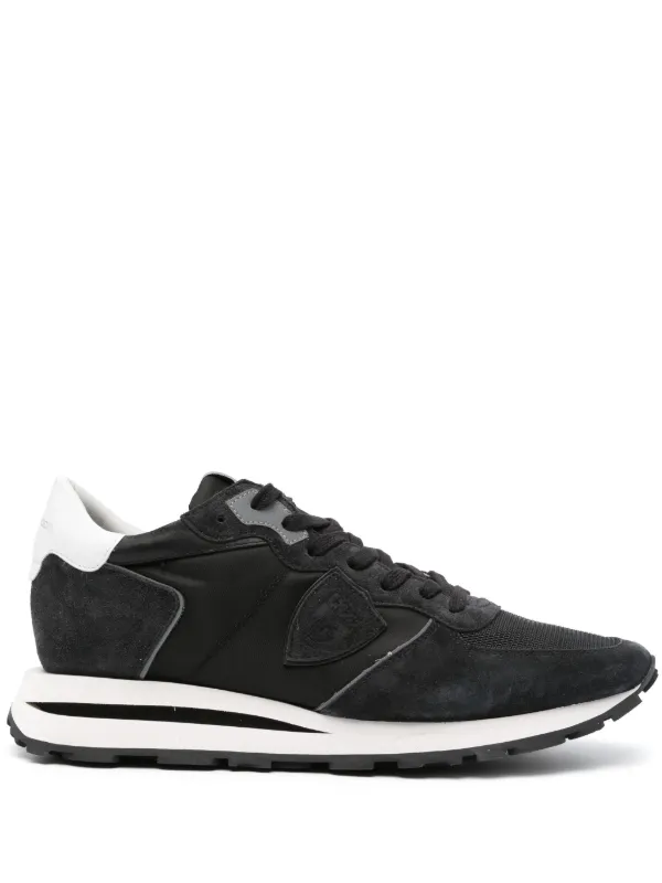 ［新品、未使用］PHILIPPE MODEL スニーカーブラック迷彩42 PHILIPPE MODEL PARIS フィリップモデル ブラックスニーカー
