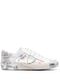 Philippe Model Paris Paris snakeskin-print sneakers - White