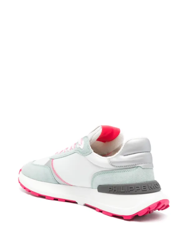 関税送料無料【Philippe Model Paris】ANTIBES SNEAKERS Philippe Model Paris Antibes lace-up Sneakers | Green