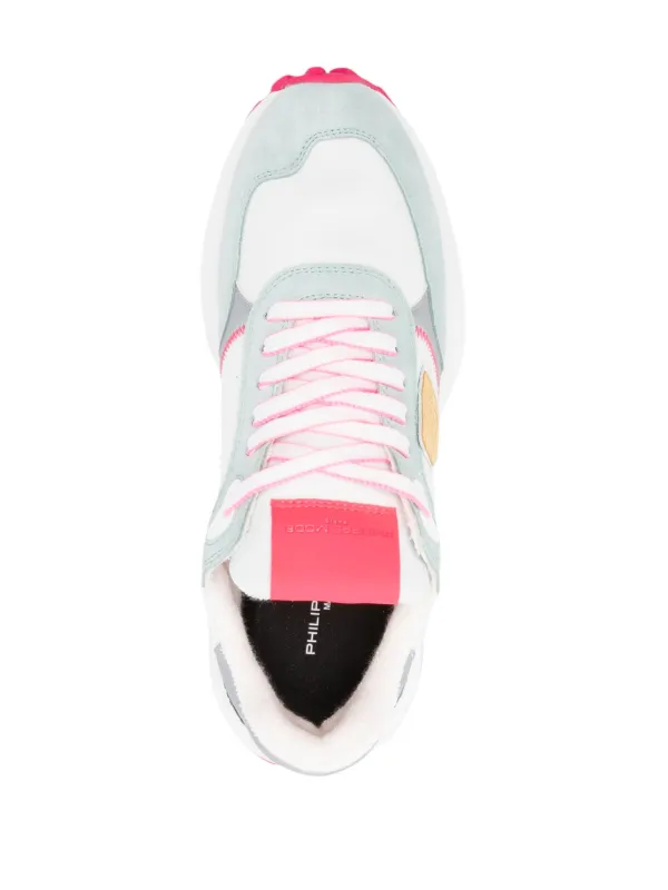 関税送料無料【Philippe Model Paris】ANTIBES SNEAKERS Philippe Model Paris Antibes lace-up Sneakers | Green