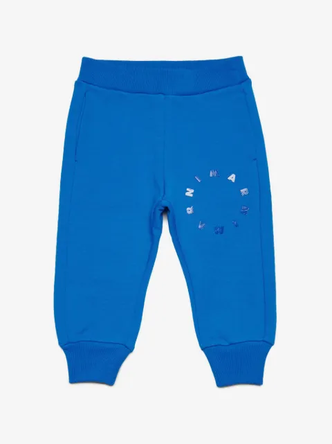 Marni Kids logo-appliqué track pants