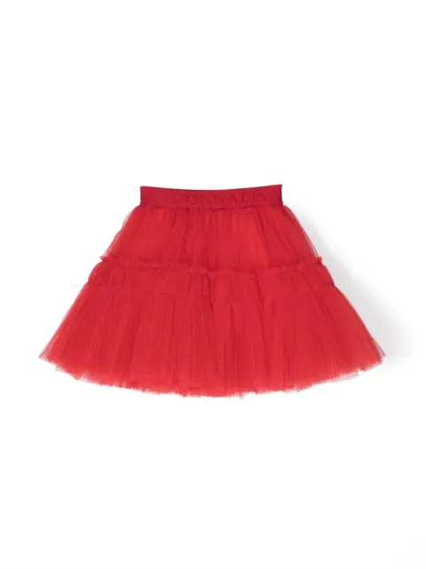 Monnalisa flared tulle skirt