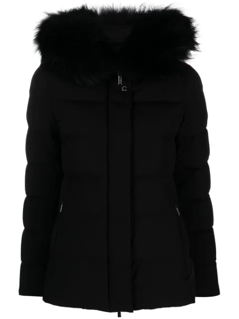 Moorer Kilie-Fur-Kn hooded puffer jacket