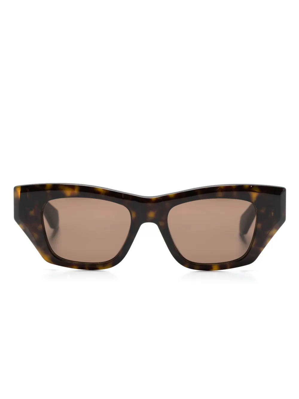 Alaïa tortoiseshell-effect tinted sunglasses | Brown | Image 1