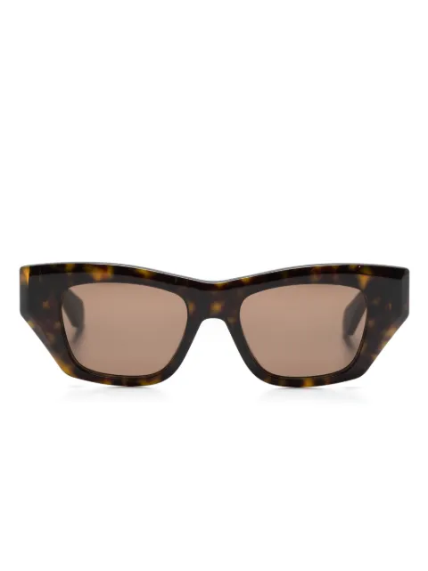 Alaïa tortoiseshell-effect tinted sunglasses