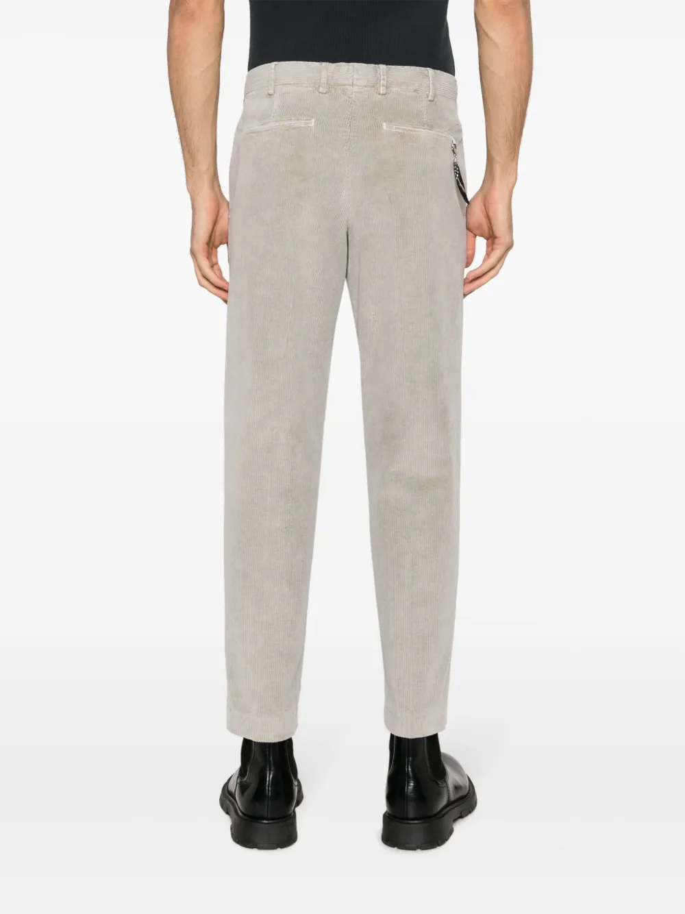 PT Torino Ribfluwelen broek Grijs