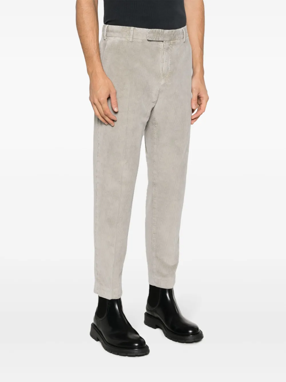 PT Torino Ribfluwelen broek Grijs