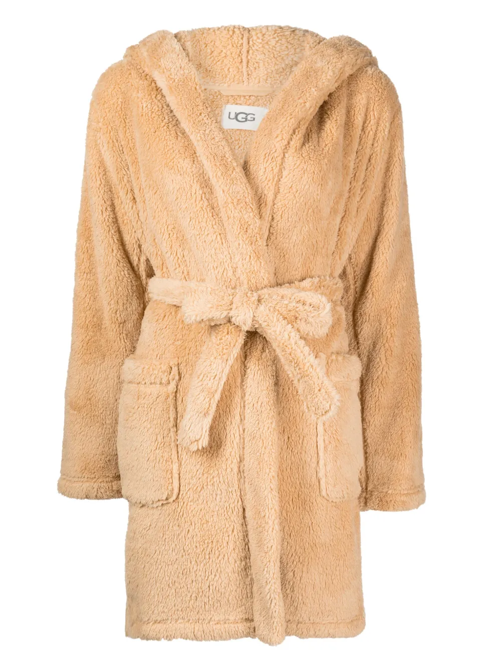 Ugg Beckett Fleece Robe In Brown