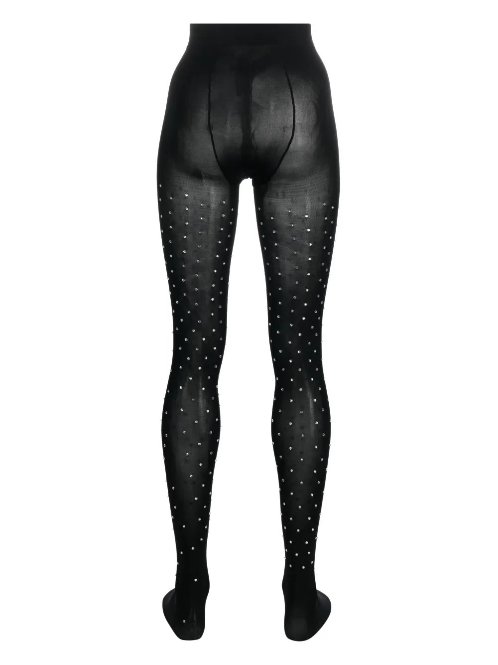 Vivetta Swarovski crystal-embellished tights - Zwart