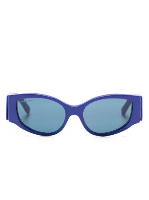 Balenciaga Eyewear Xpander キャットアイ サングラス | ブルー