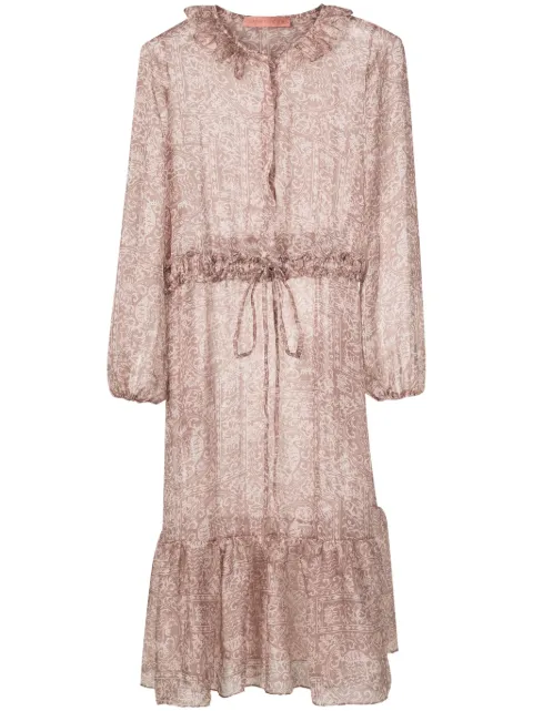 Clube Bossa Bryere graphic-print midi dress
