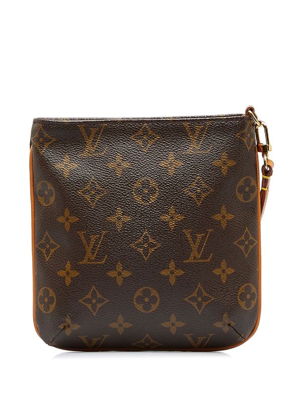 Shop for Louis Vuitton Monogram Canvas Leather Partition Wristlet Bag -  Shipped from USA