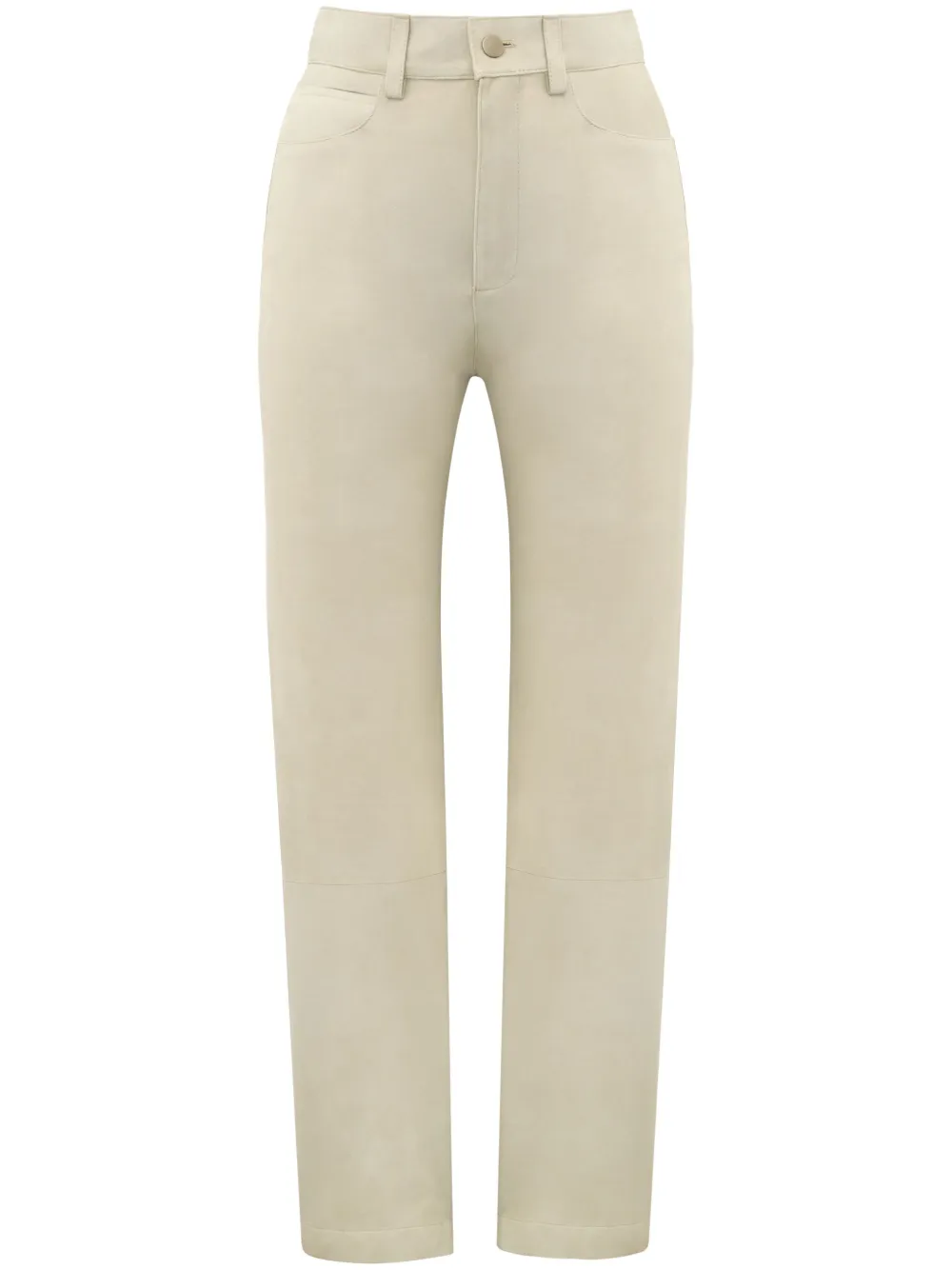 DANCASSAB Amira straight-leg suede trousers