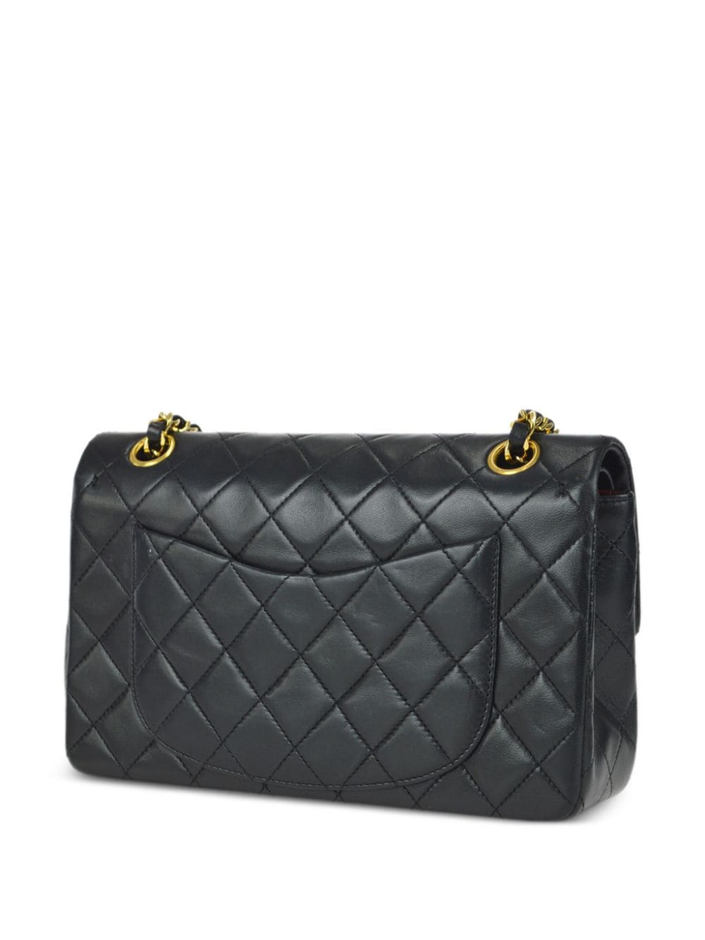 CHANEL Pre-Owned 1985 - 1990s Double Flap kleine schoudertas - Zwart