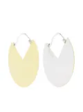 ISABEL MARANT 90º two-tone earrings - Yellow