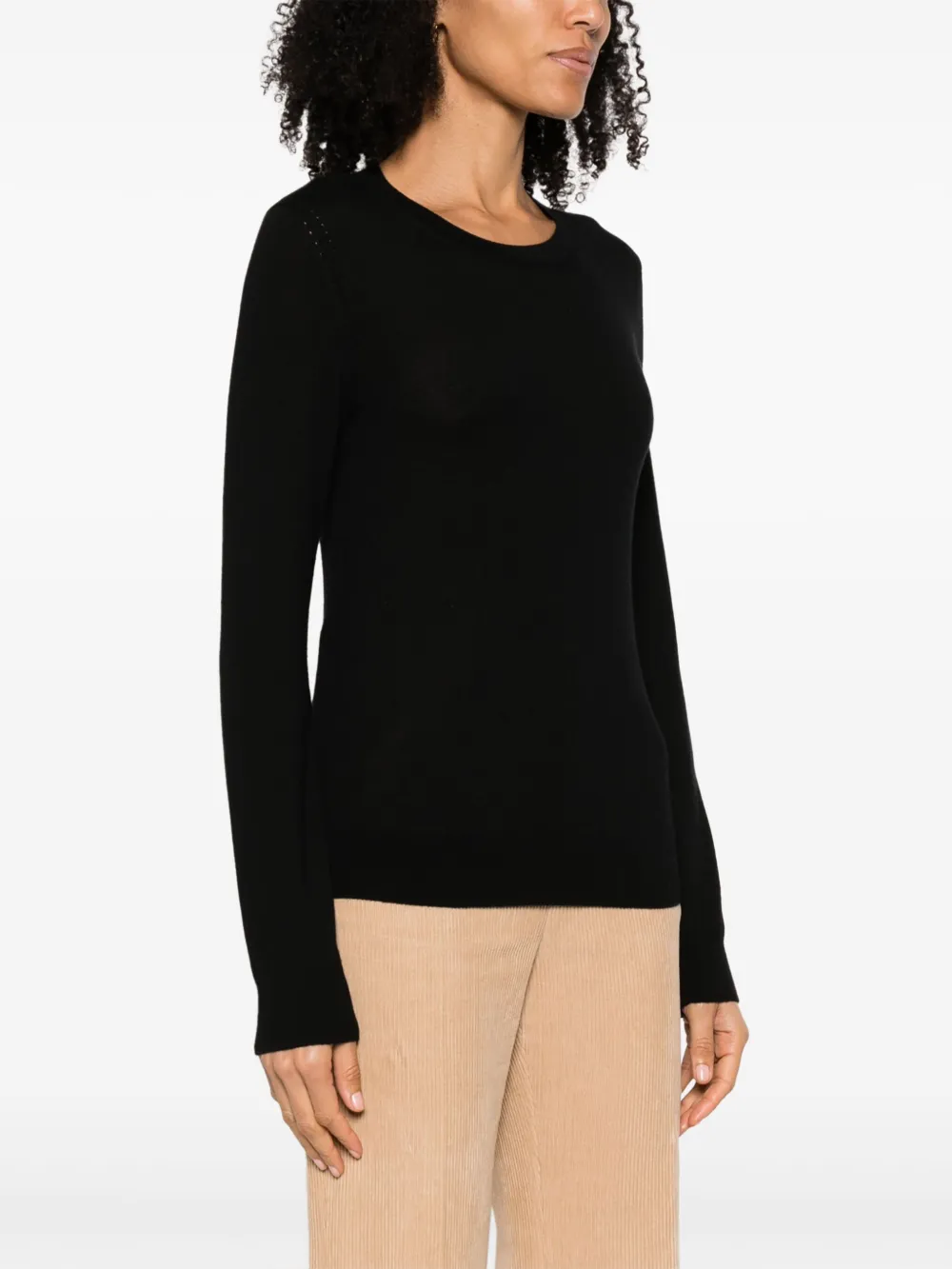 Loro Piana Neo Piuma Cashmere Jumper In Black