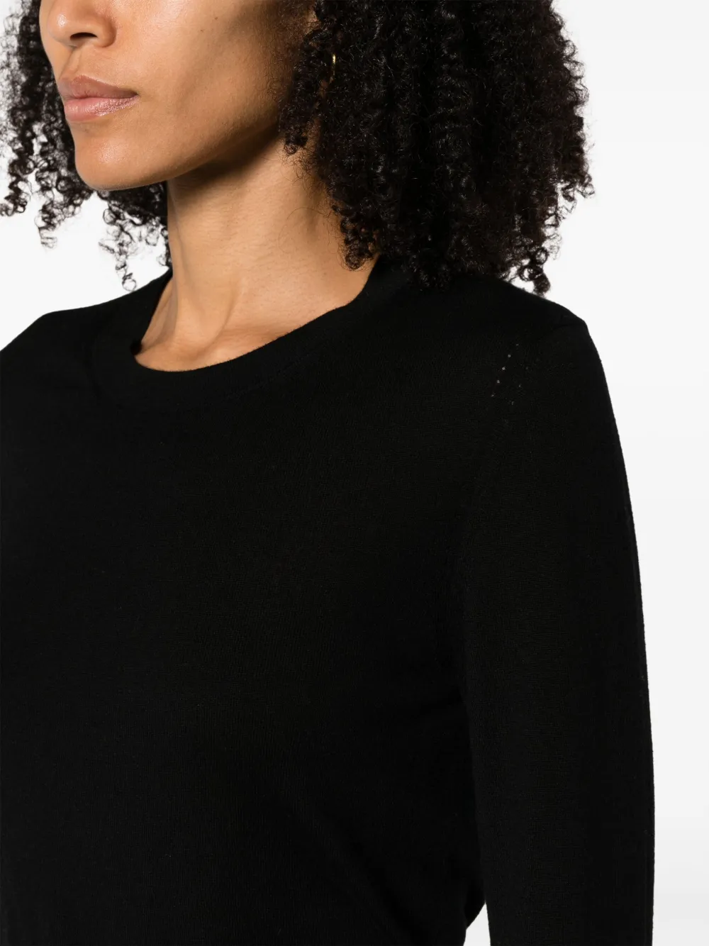 Loro Piana Neo Piuma Cashmere Jumper In Black